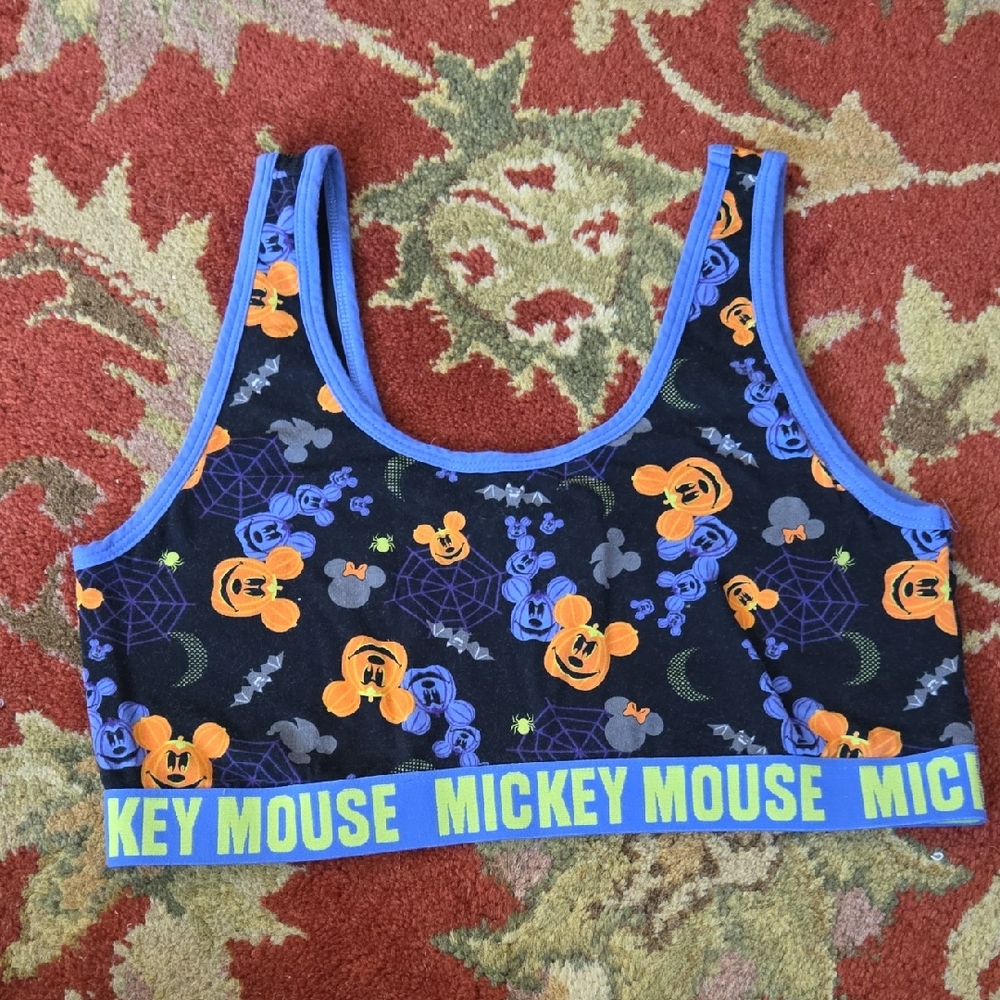 Disney Mickey Mouse Halloween Sports Bra